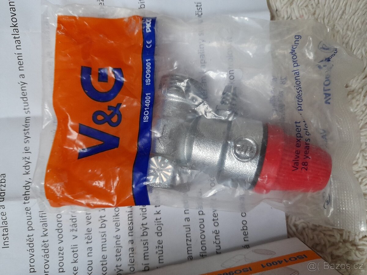 NOVÝ pojistný ventil pro bojler - 2