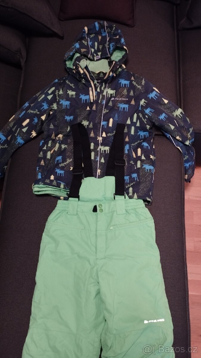 Lyžařská bunda a kalhoty set AlpinePro - 2