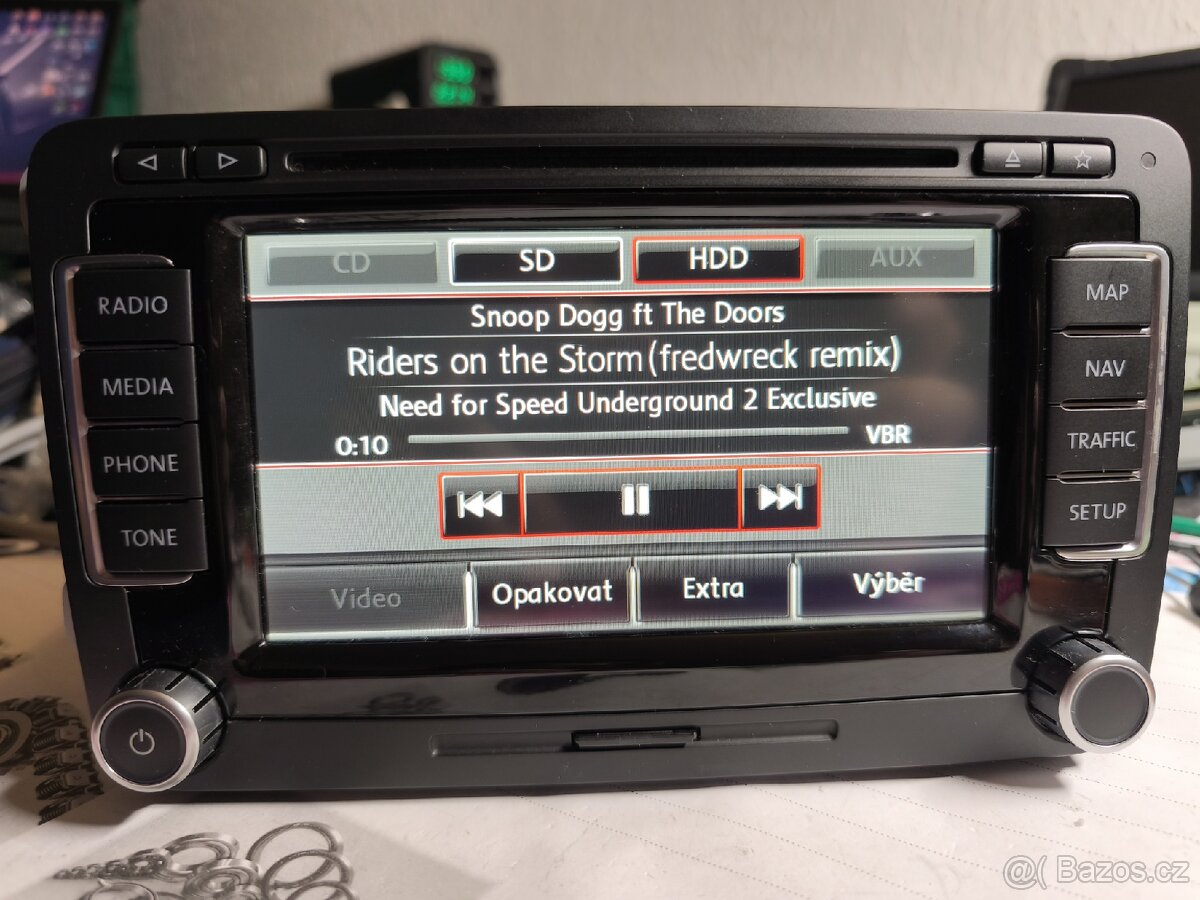 VW RNS510 1T0035680F LED aktualizované - 2