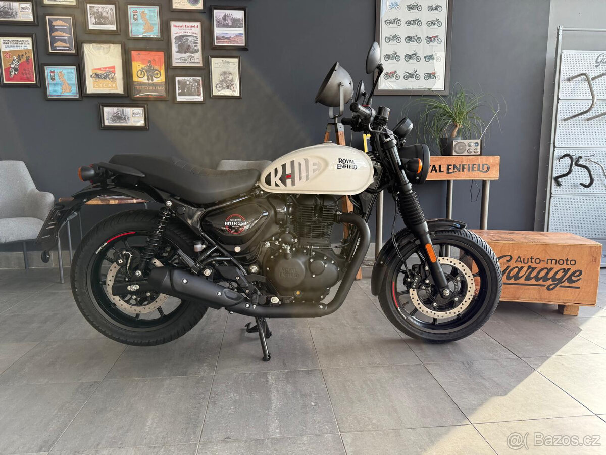 Royal Enfield, HuNTeR 350 Dapper White - 2