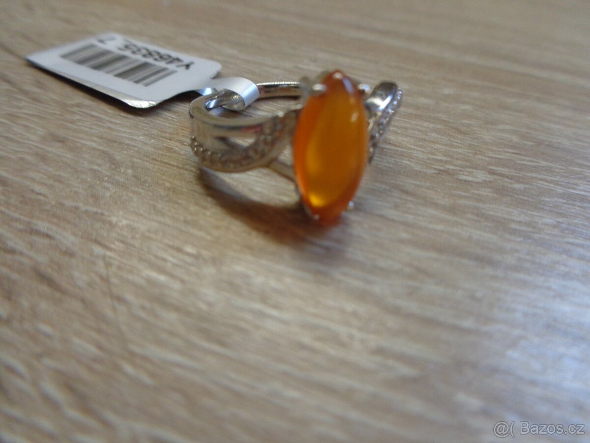 Ag prsten s Karneolem - 2