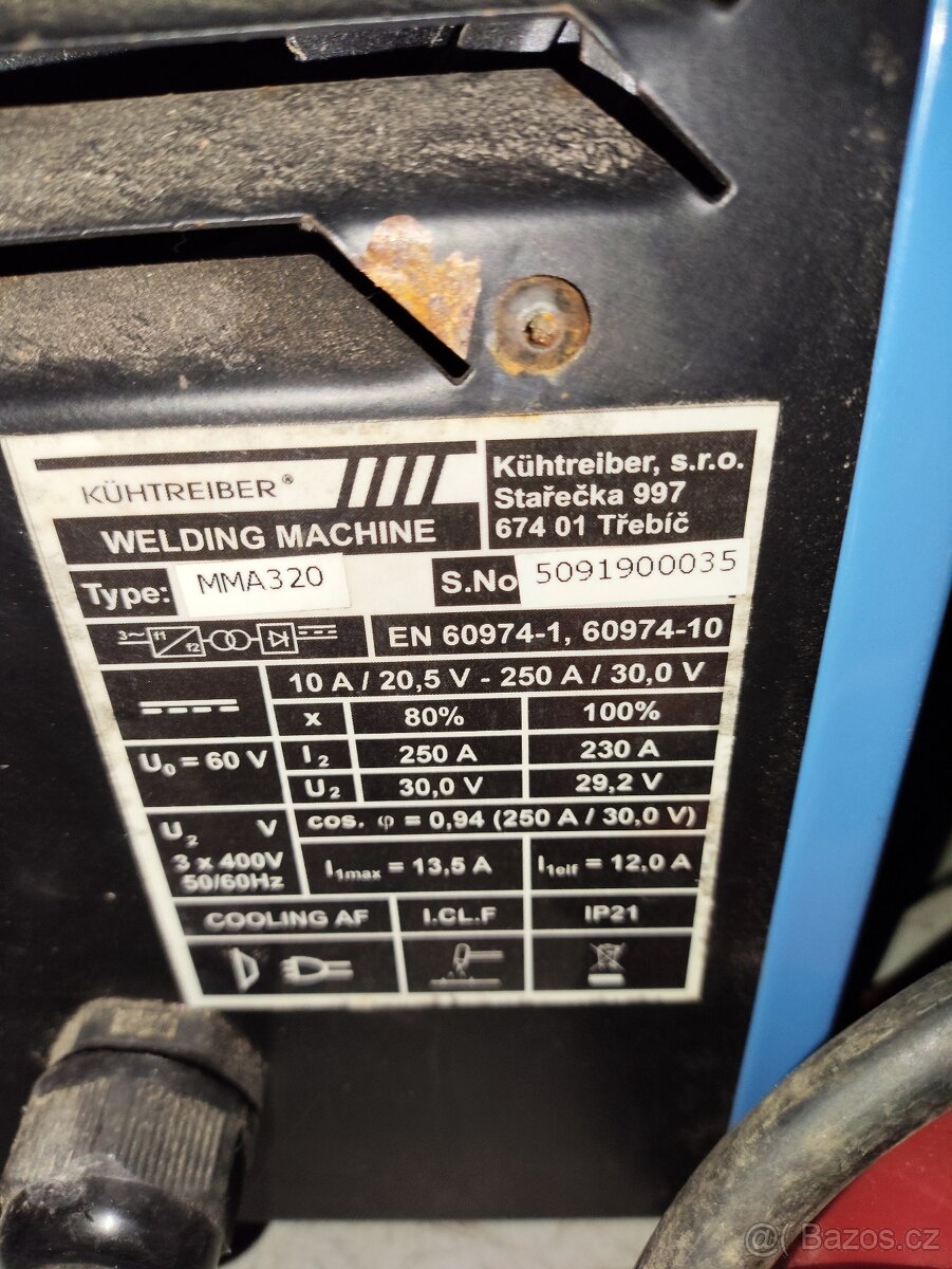 Svářečka kuthreiber kitin 320 MMA - 2