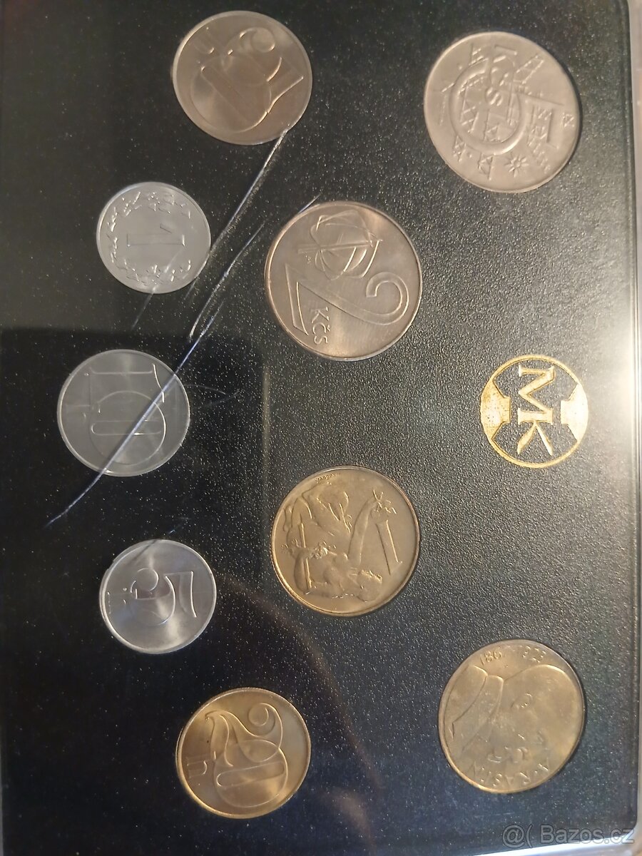 Sada Československých mincí 1992 - 2