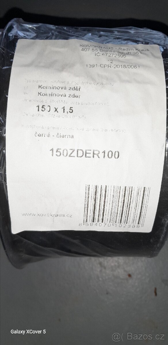 Komínová zděř - 2