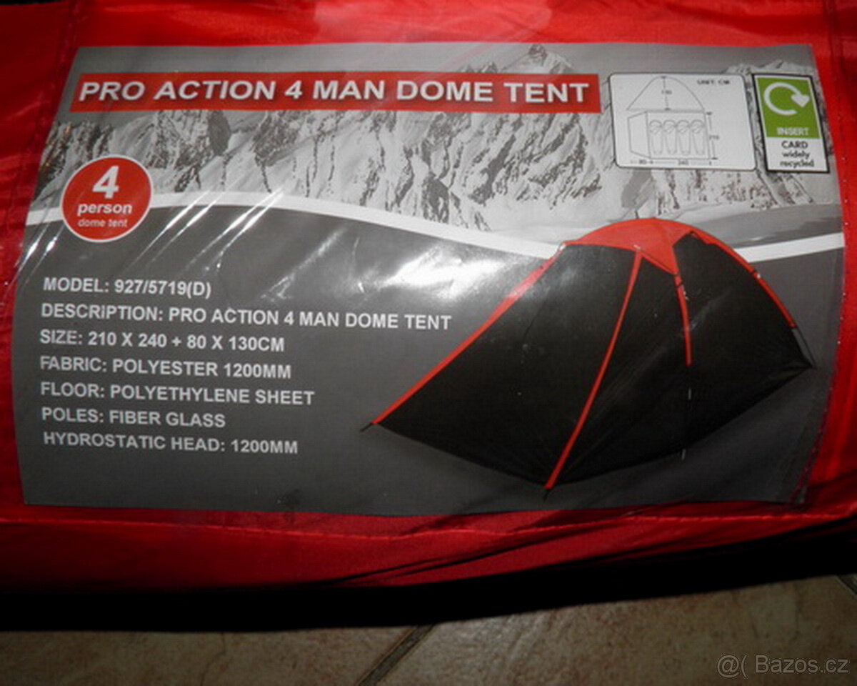 Stan Pro-Action pro 4 osoby – nový. - 2