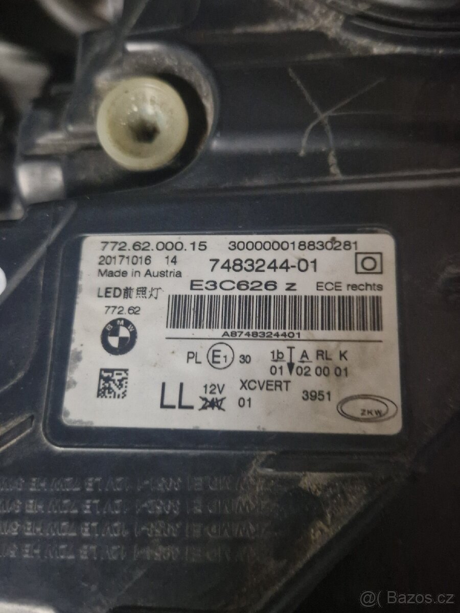 Světlomet BMW 7 - 2