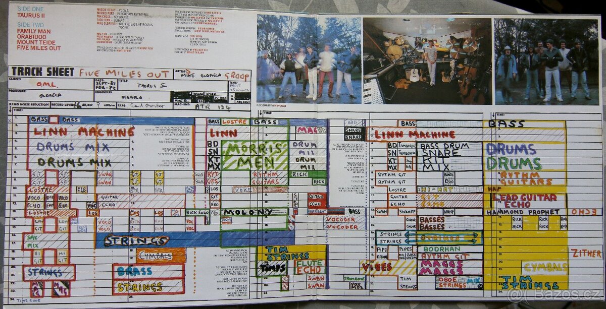 LP deska - Mike Oldfield - Five Miles Out - 2