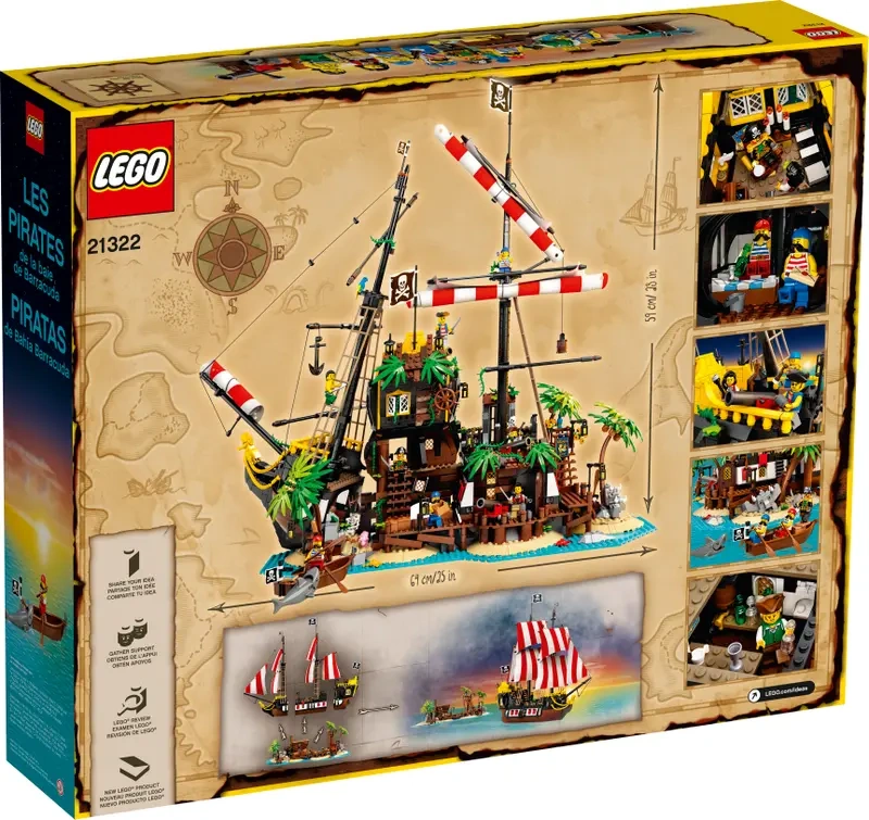LEGO Ideas 21322 Pirates of Barracuda Bay /NOVÉ - 2