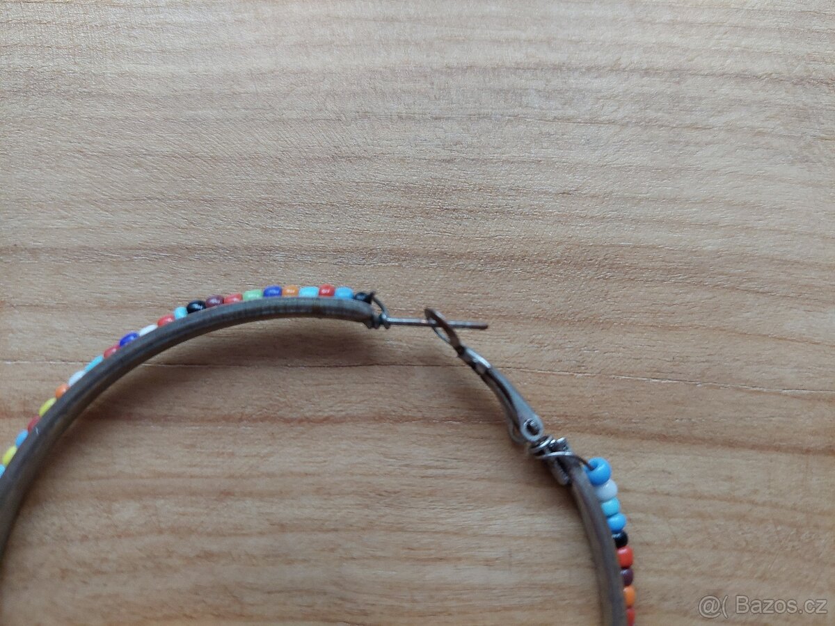 Barevná retro náušnice či náramek či bůhvíco - SLEVA - 2