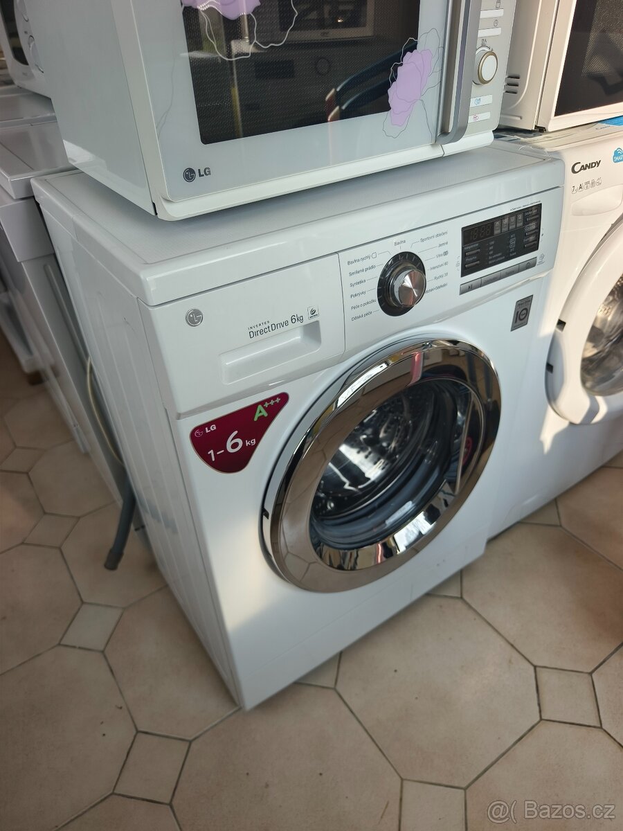Pračka LG F6296ND, 6kg, A+++, 1200ot., motor DD, záruka 1/2r - 2