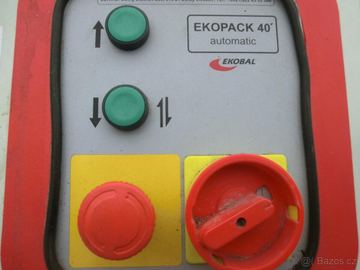 Paketovací lis pouze 1 kontejner - 2