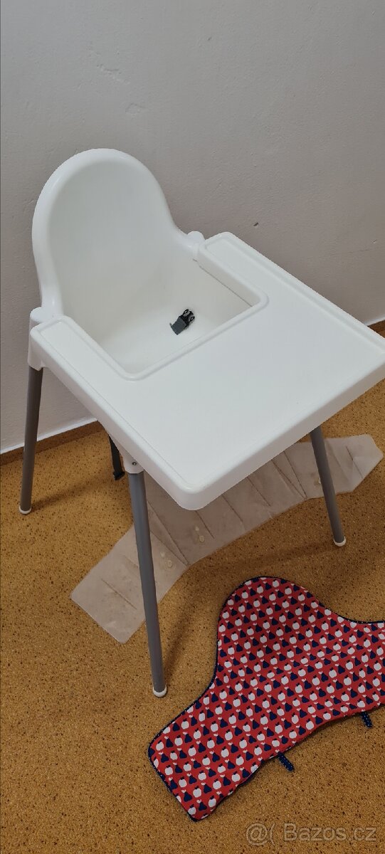 Dětská jídelní židle IKEA s polstrováním - 2