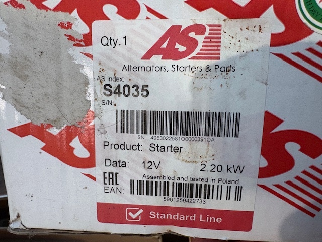 BMW / LR / Opel nový startér pro M57 - 2