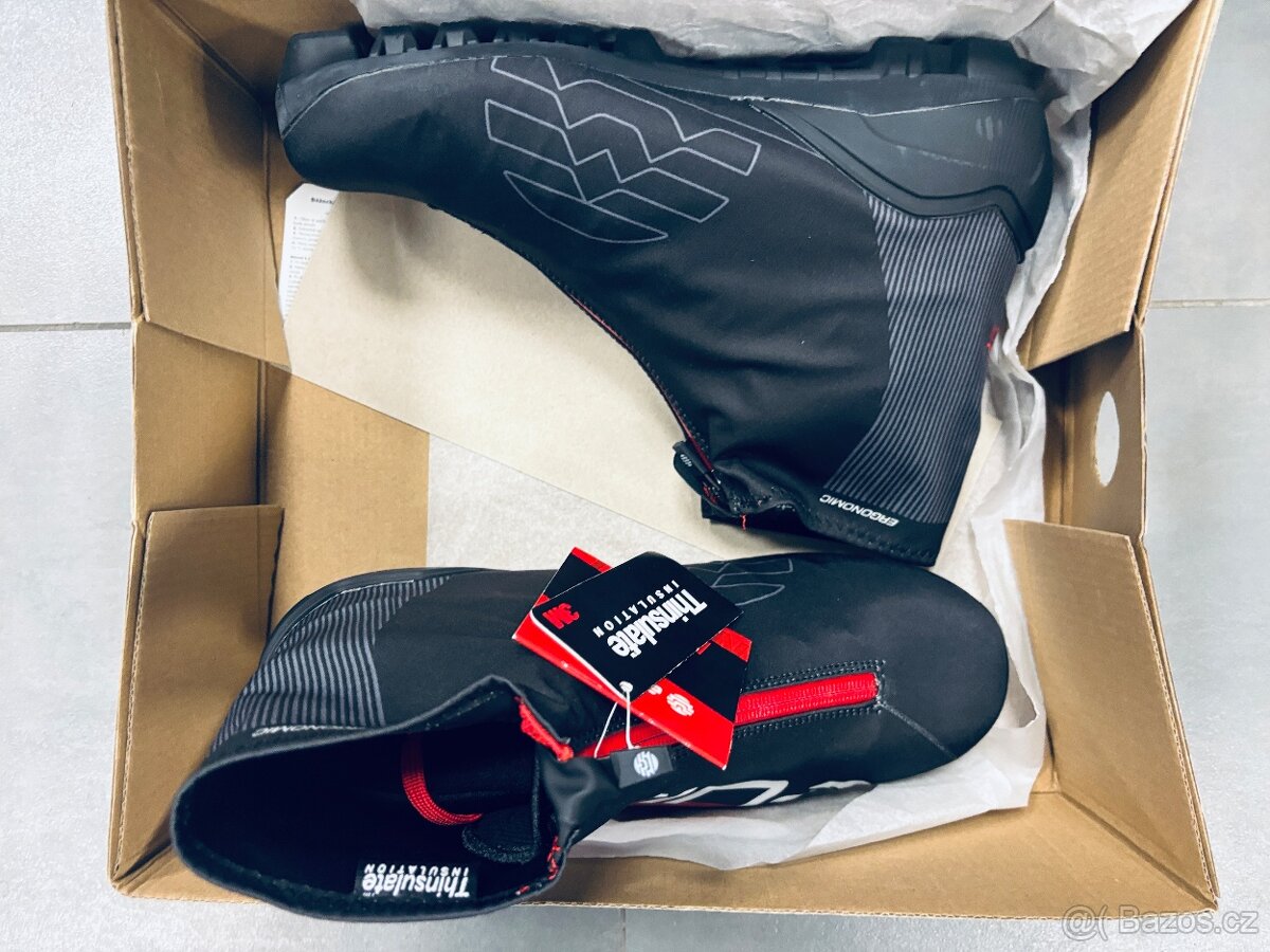 Boty na běžky ALPINA Classic NCL black/white/red - 2