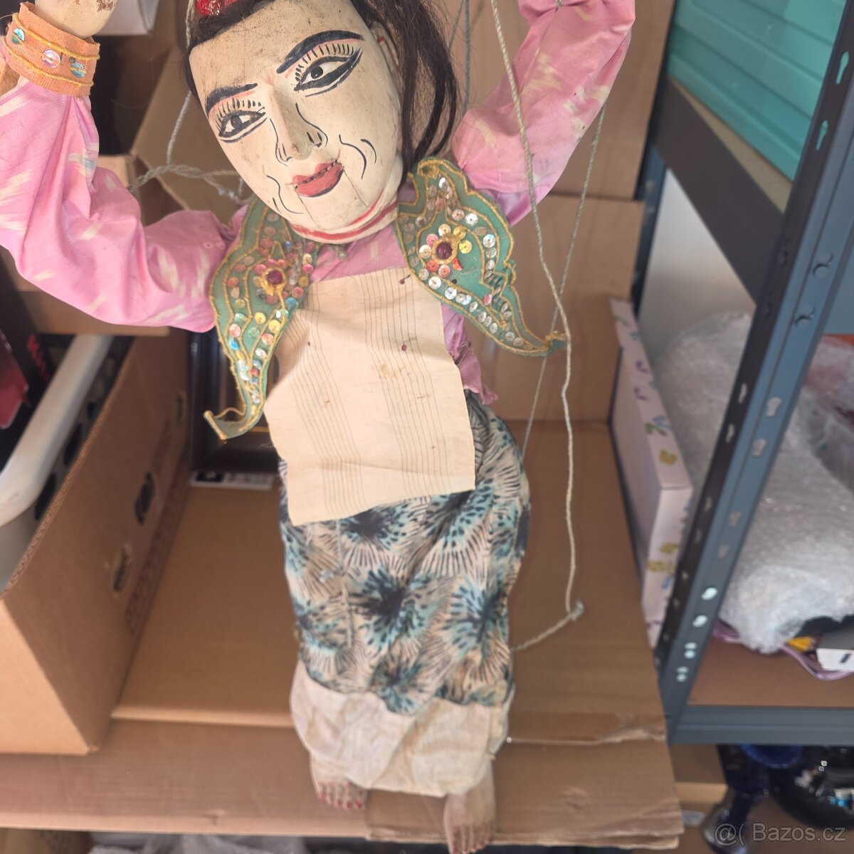 Stará velká dřevěná loutka - 2