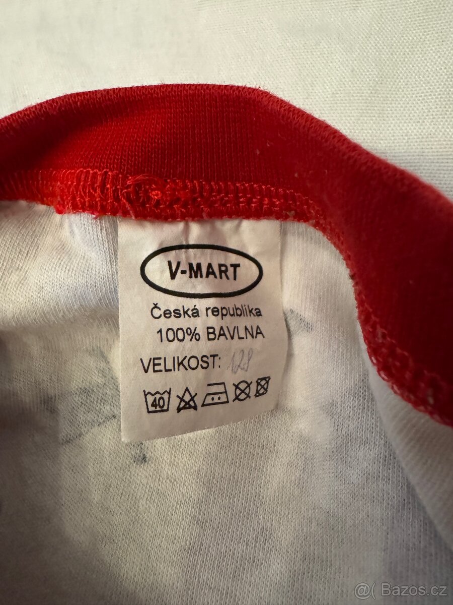 V-Mart uni pyžamo 116/122 (psané 128) - 2