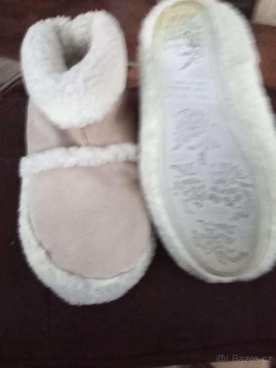 Domácí bačkory kožežinové - 2