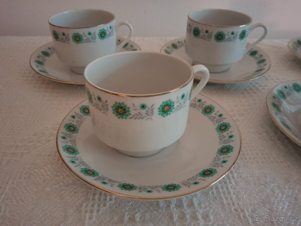 Retro šálky s podšálky 2 - 2