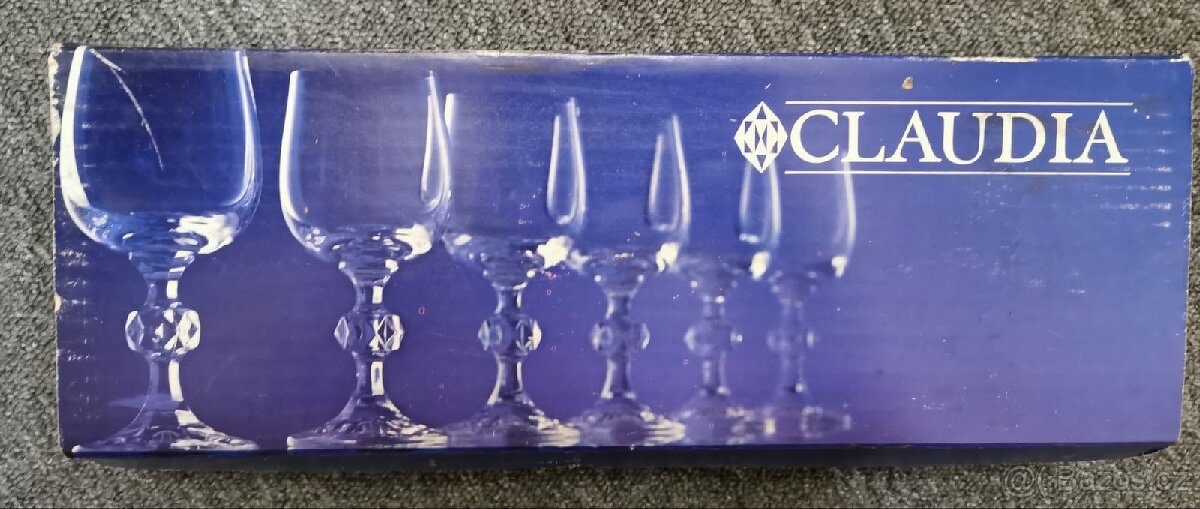 Sada 6 broušených skleniček - 2