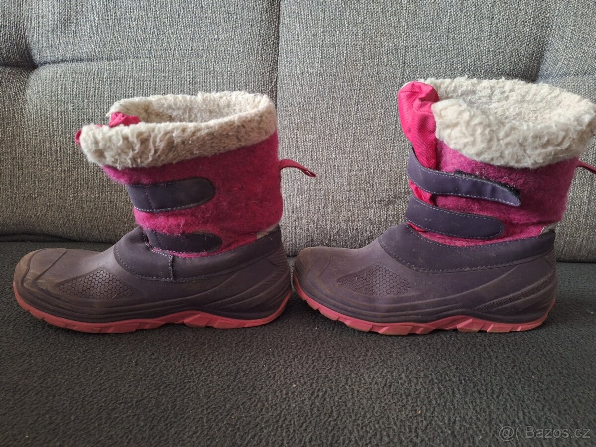 dívčí zimní boty vel. 36. - 2