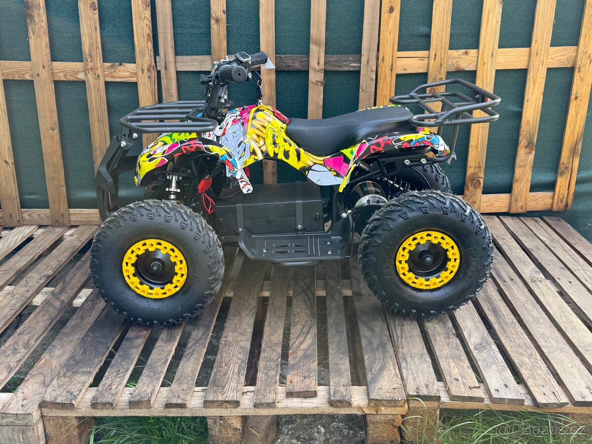 Elektro ATV Čtyřkolka 1200W 48V kola 6” AE006