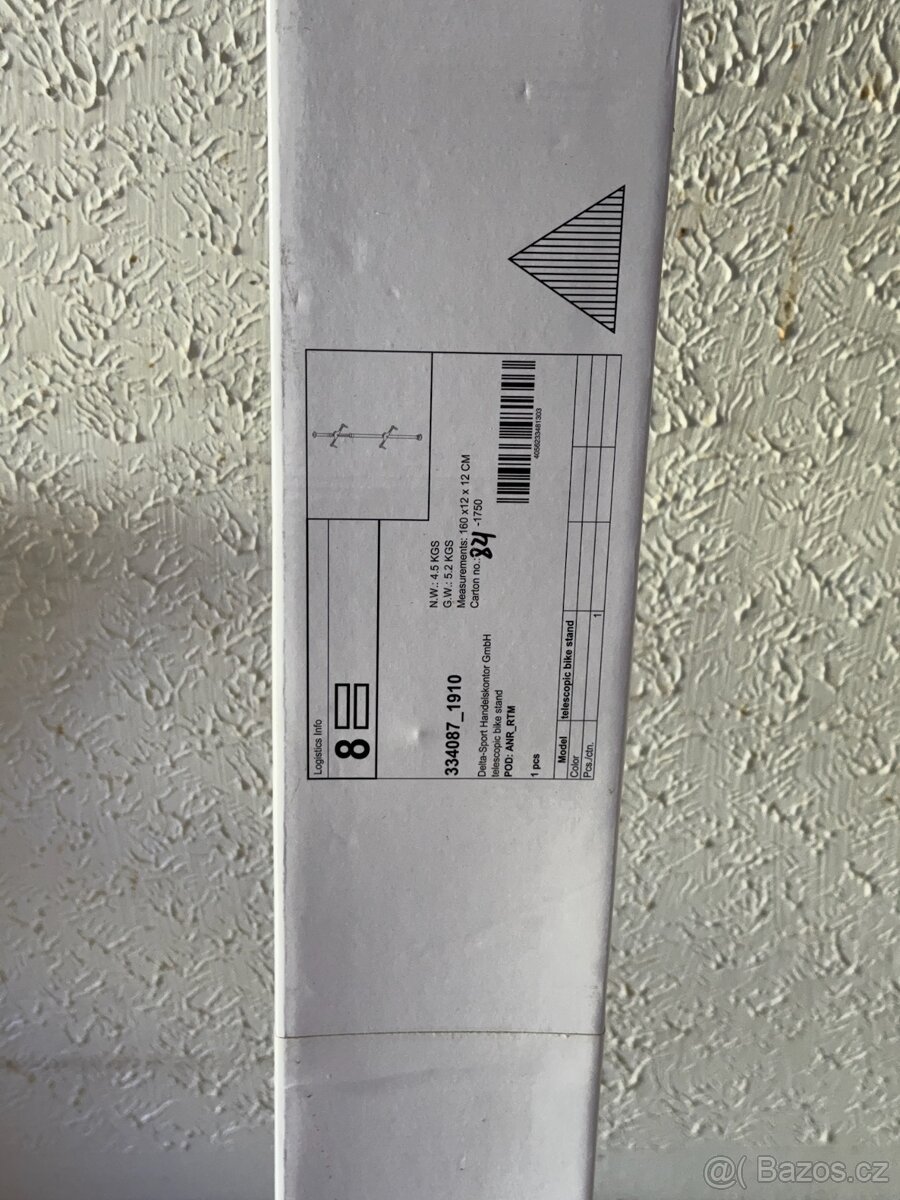 Držák na dvě kola rozpěrný mezi strop a podlahu-Nevybalen - 2