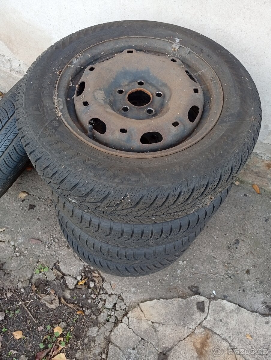 165/70R14, zimní kola Škoda Fabia - 2