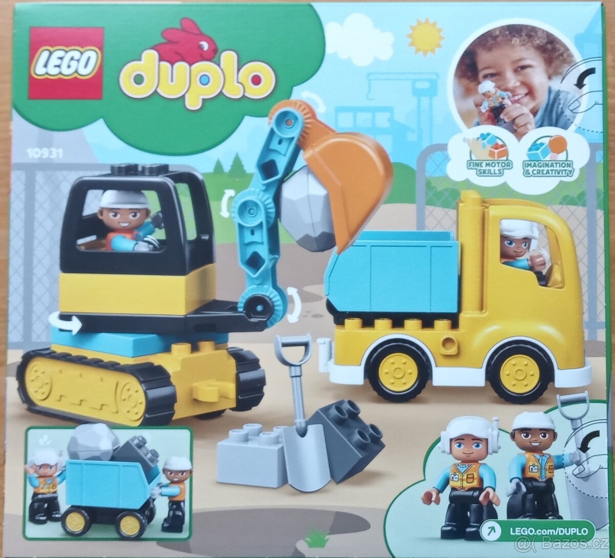 2020 LEGO DUPLO 10931 NÁKLAĎÁK A PÁSOVÝ BAGR - 2