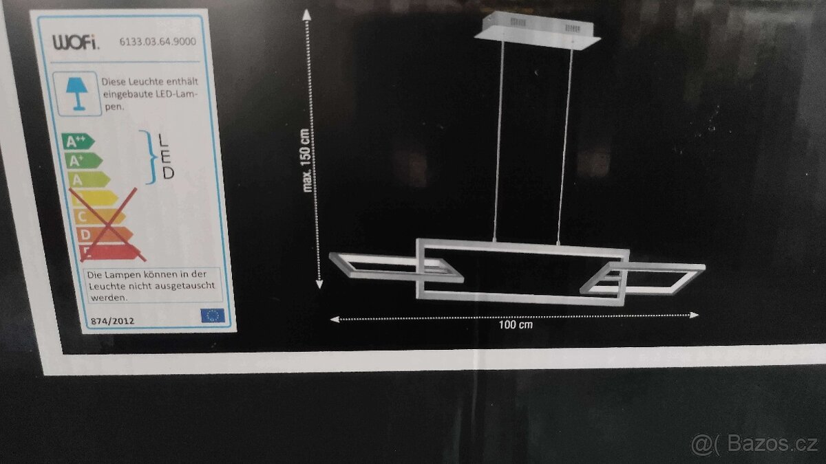 LED svítidlo Wofi MURIEL 133 - moderní design - 2