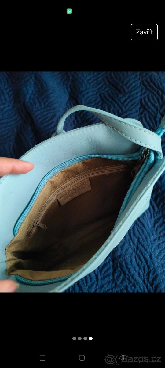 Nová kožená kabelka crossbody - 2