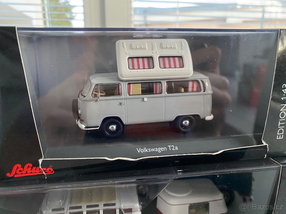 Schuco 1:43 VW Volkswagen T1 T2 Transporter Caravan - 2
