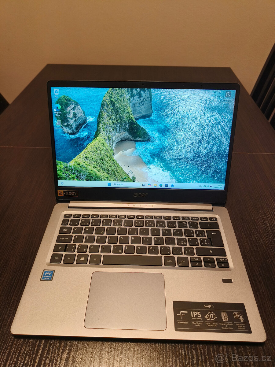 Acer Swift sf114-32/Intel Pentium N5000/4GB RAM/512GB NVMe - 2