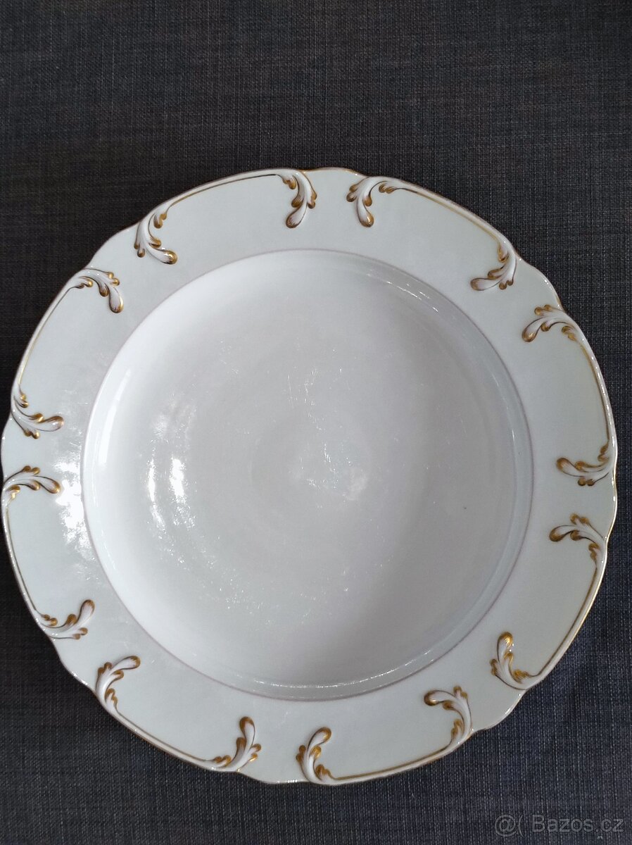 Velký porcelánový talíř Lippert & Haas, Schlaggenwald - 2