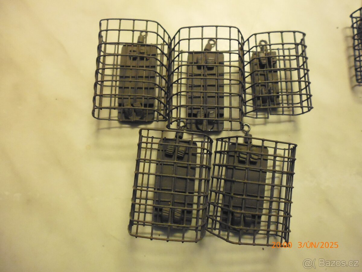 Feedrová krmítka 9 kusů různé gramáže a výrobci - 2