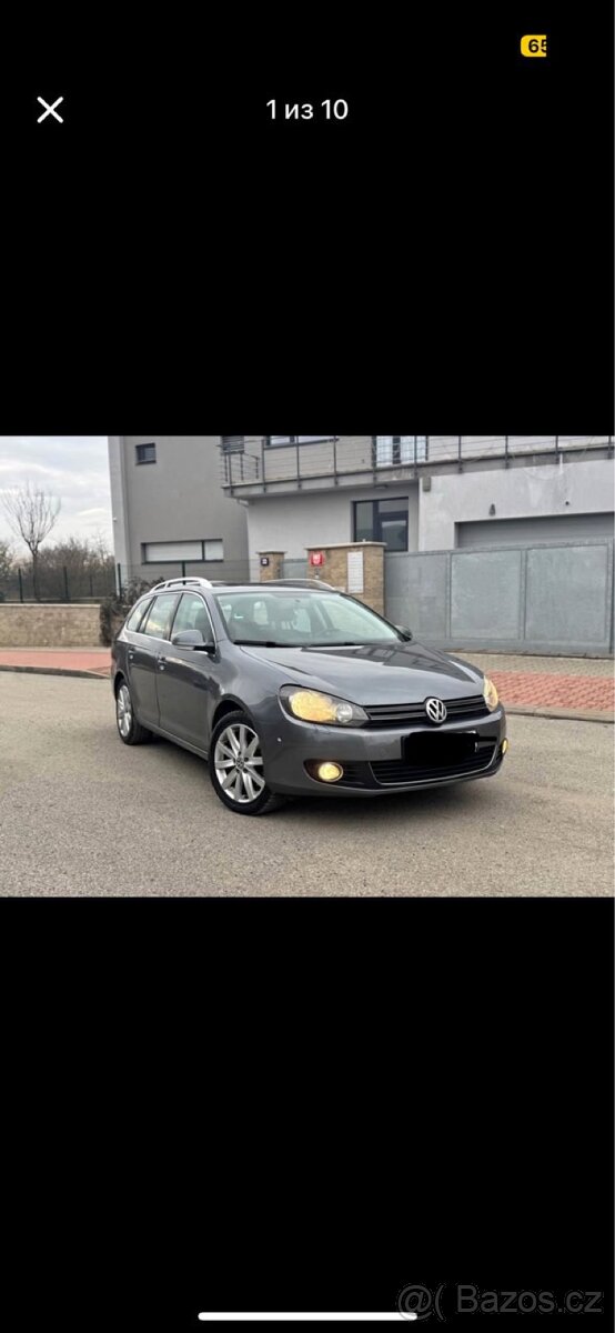 Prodám vw golf variant 2.0 tdi , automat,2010roku - 2
