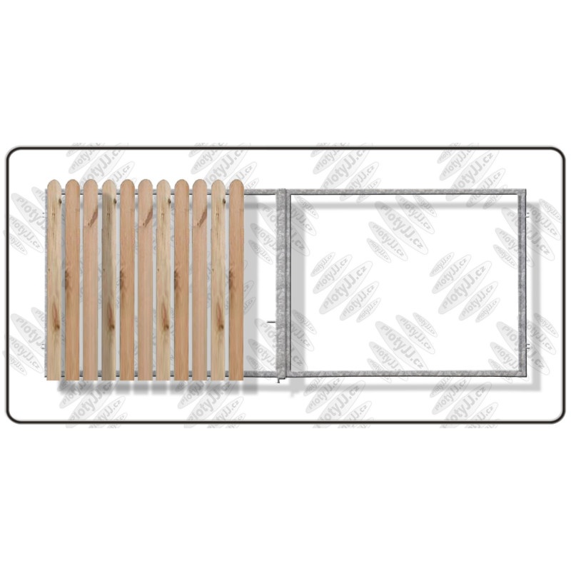 Rám brány křídlové - 2