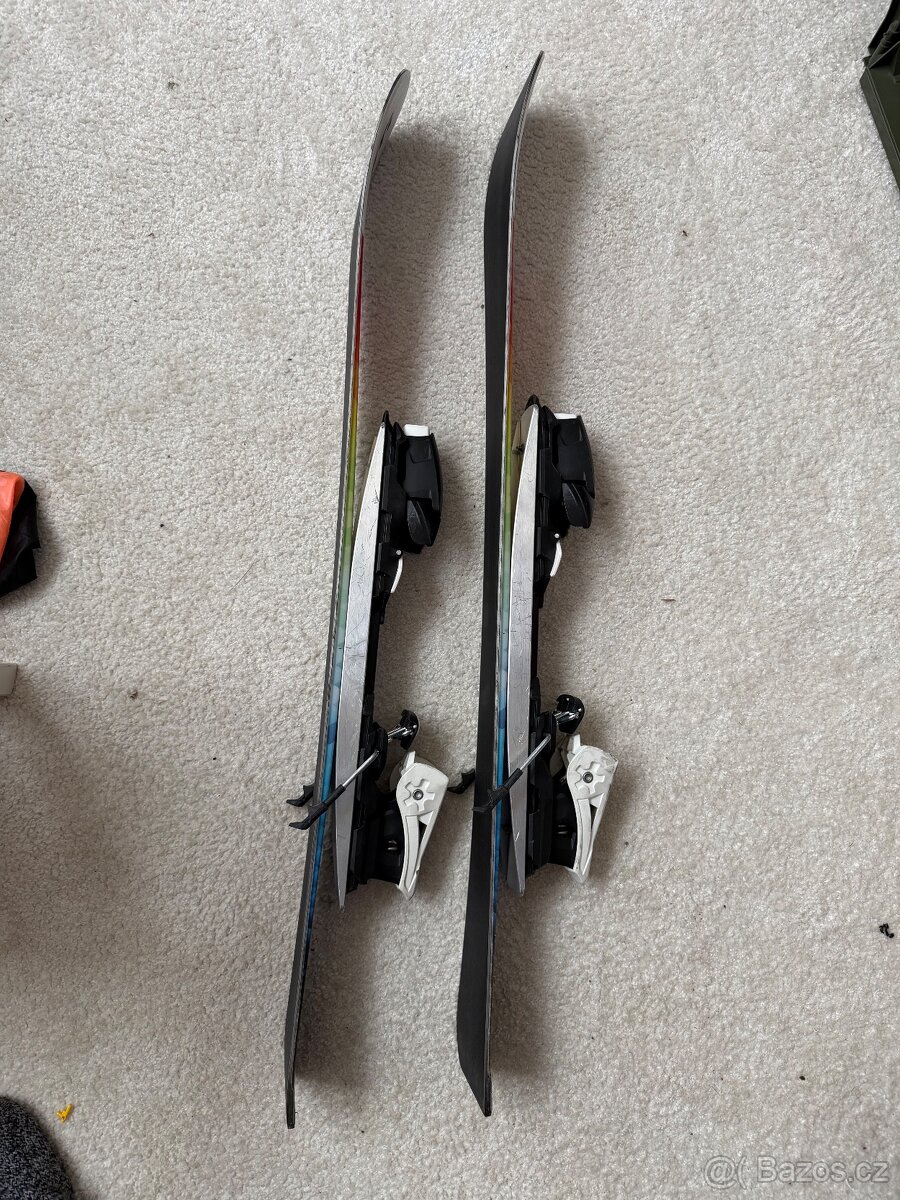 Dětské lyže Lusti JC 90 cm + carv podložka - 2