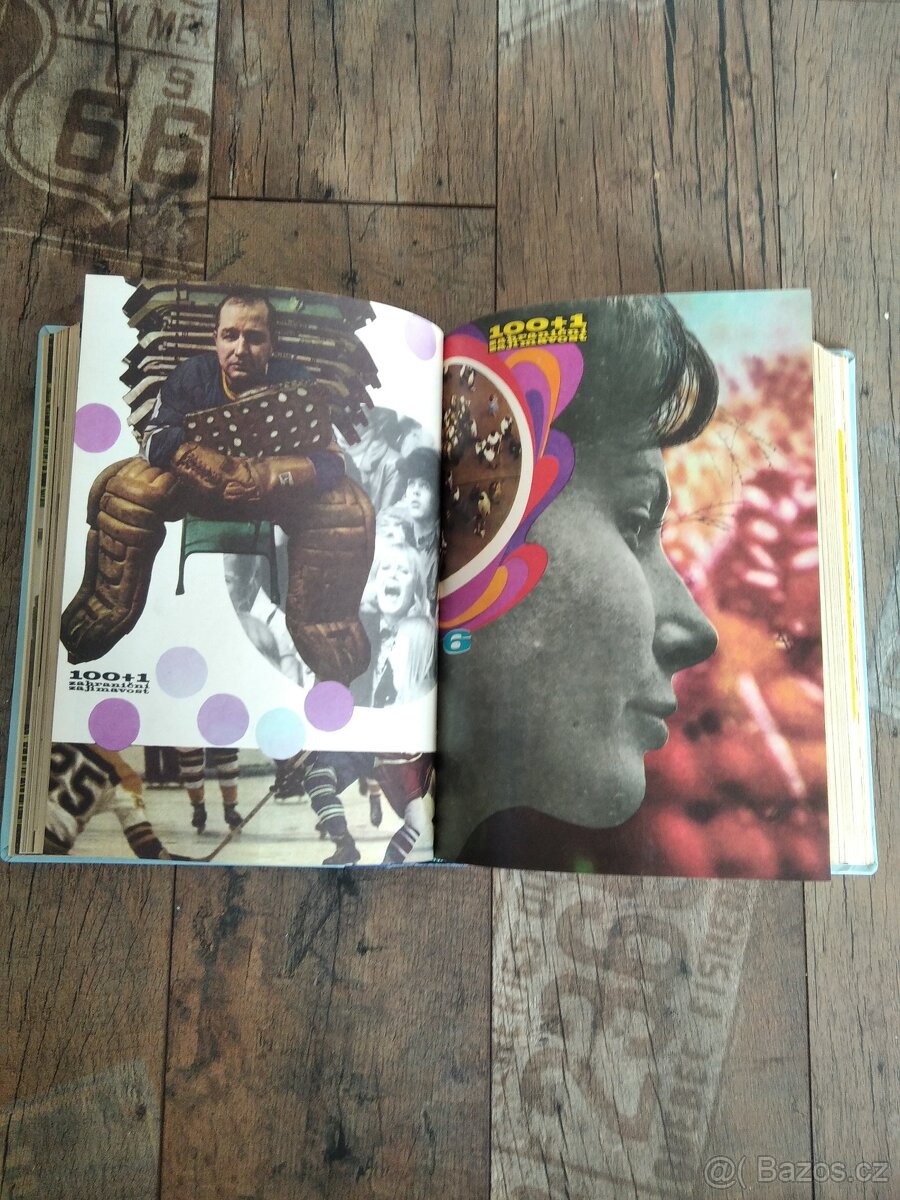 Časopisy 100+1 a Textil svázané - 2