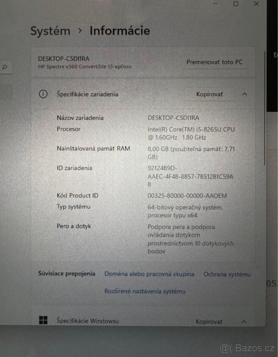 HP Spectre x360 Convertible 13 palcov - 2