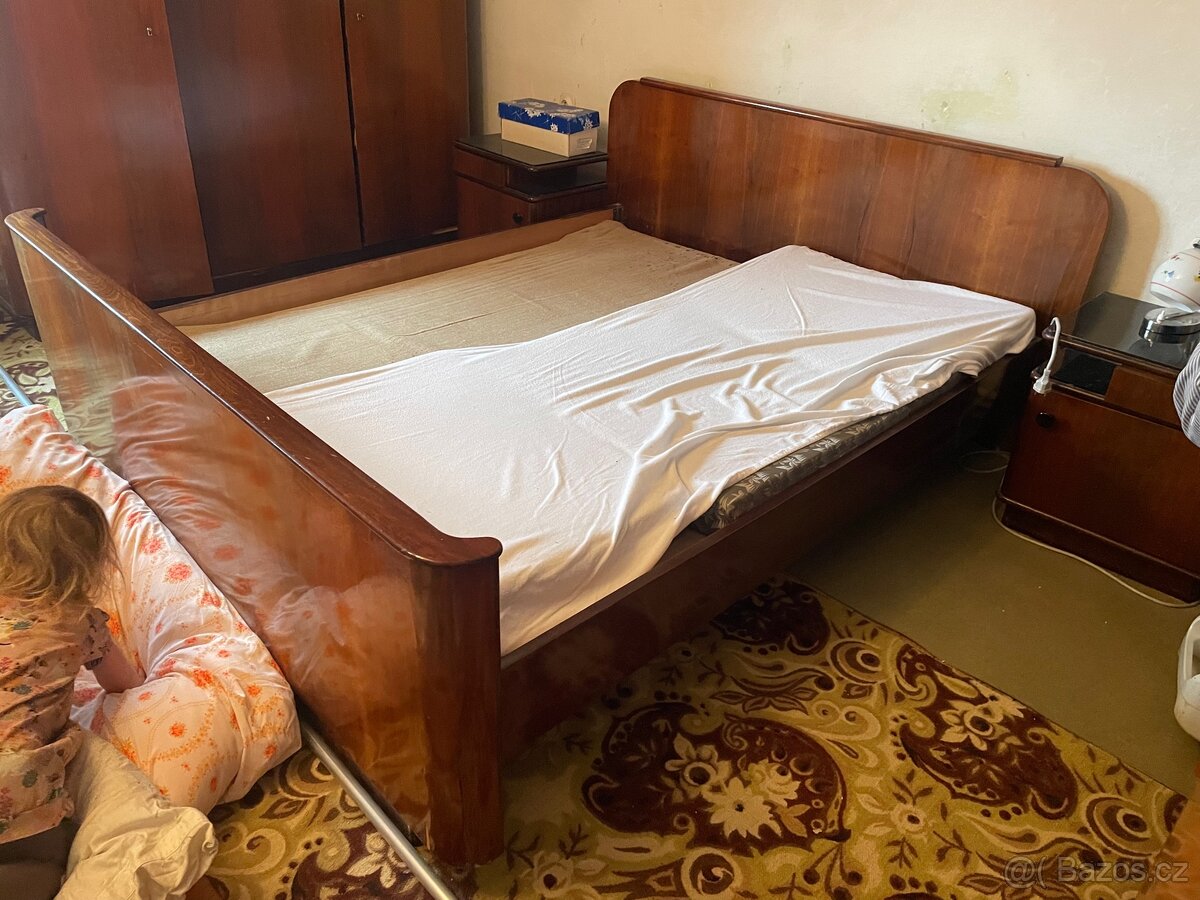 Retro manželská postel - 2