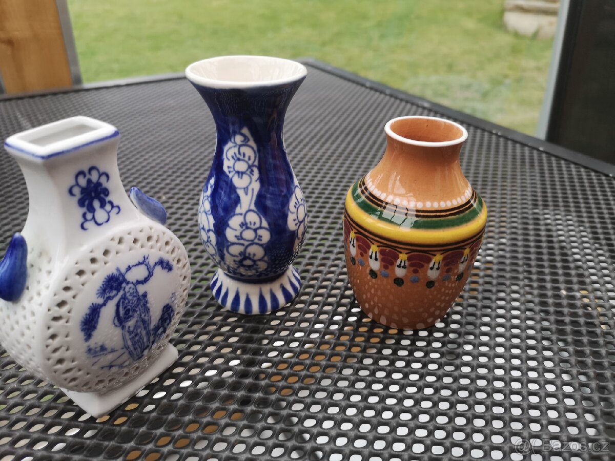 Vázička 3ks, cibulák - 2