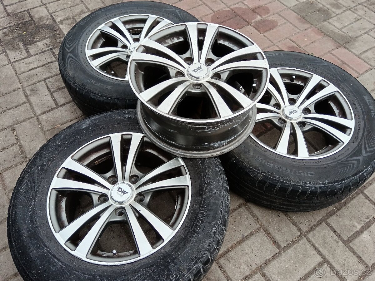 Alu kola  RSW Racing - 5x114,3 r 15  - CENA ZA SADU - 2
