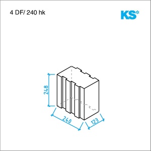 Vápenopískové cihly VPC - půlky - 2