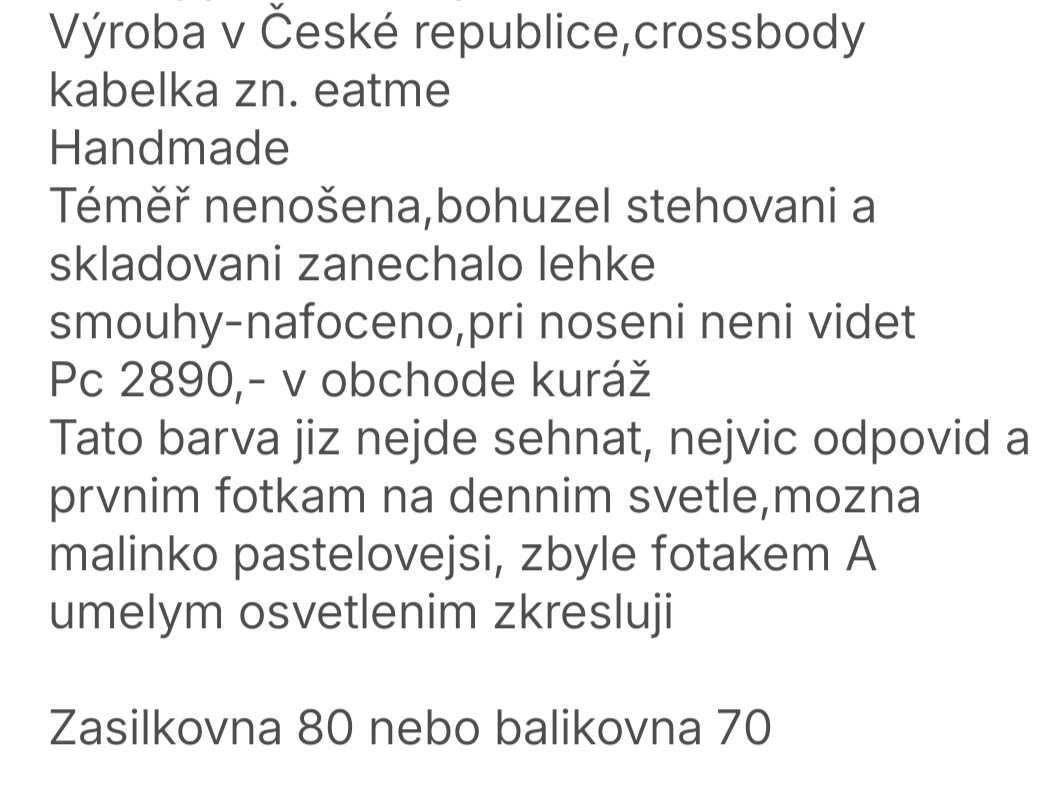 Crossbody kabelka srdcovka Eatme - 2