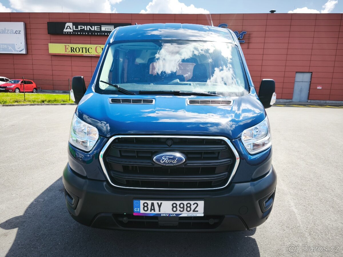 Ford Transit Mhev L2 2.0 TDi Ecoblue 96kw,9-místný,DPH,1.maj - 2