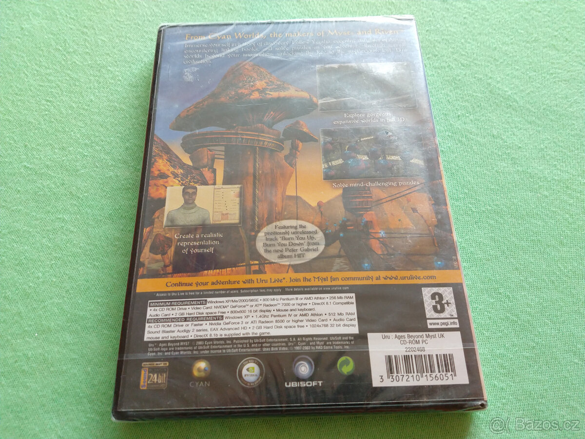Uru - Ages Beyond Myst (2003) - nová PC hra v krabičce - 2