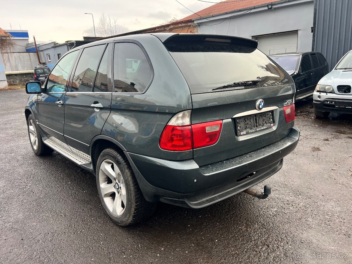Bmw x5 e53 3.0d 160kw Highlandgrüen na díly - 2