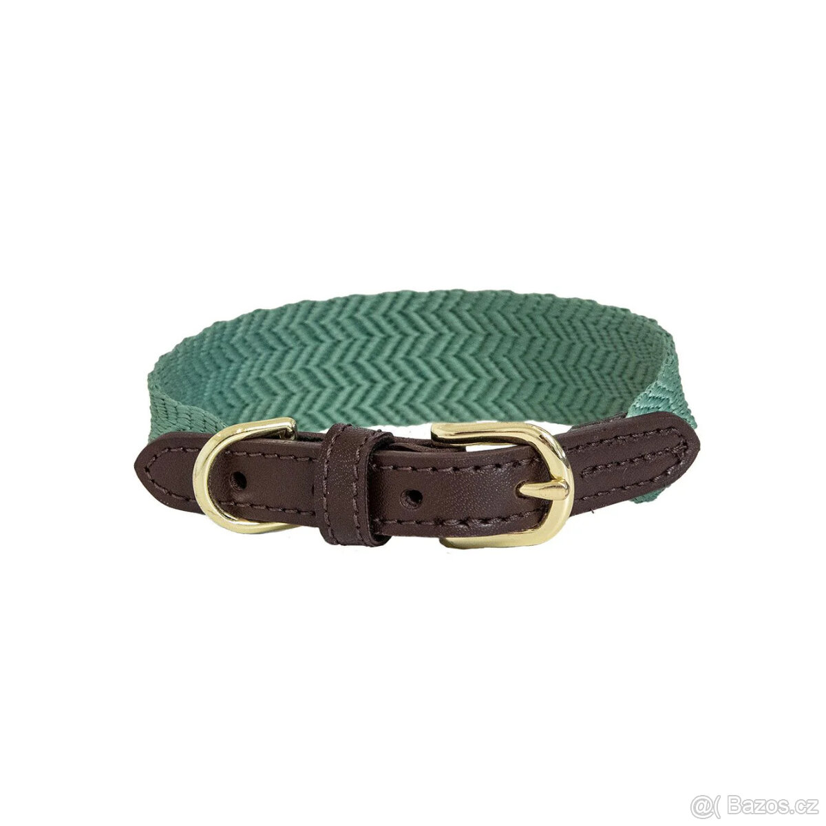 Kentucky - Obojek XL + vodítko - olive green - 2