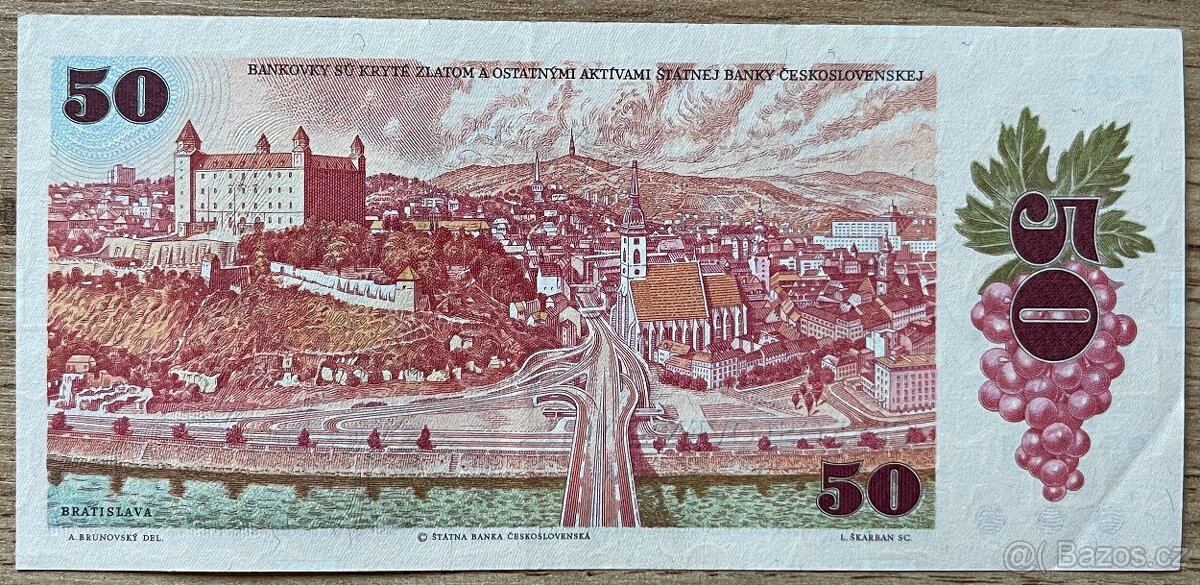 50 Kčs 1987 F34 056651 - 2