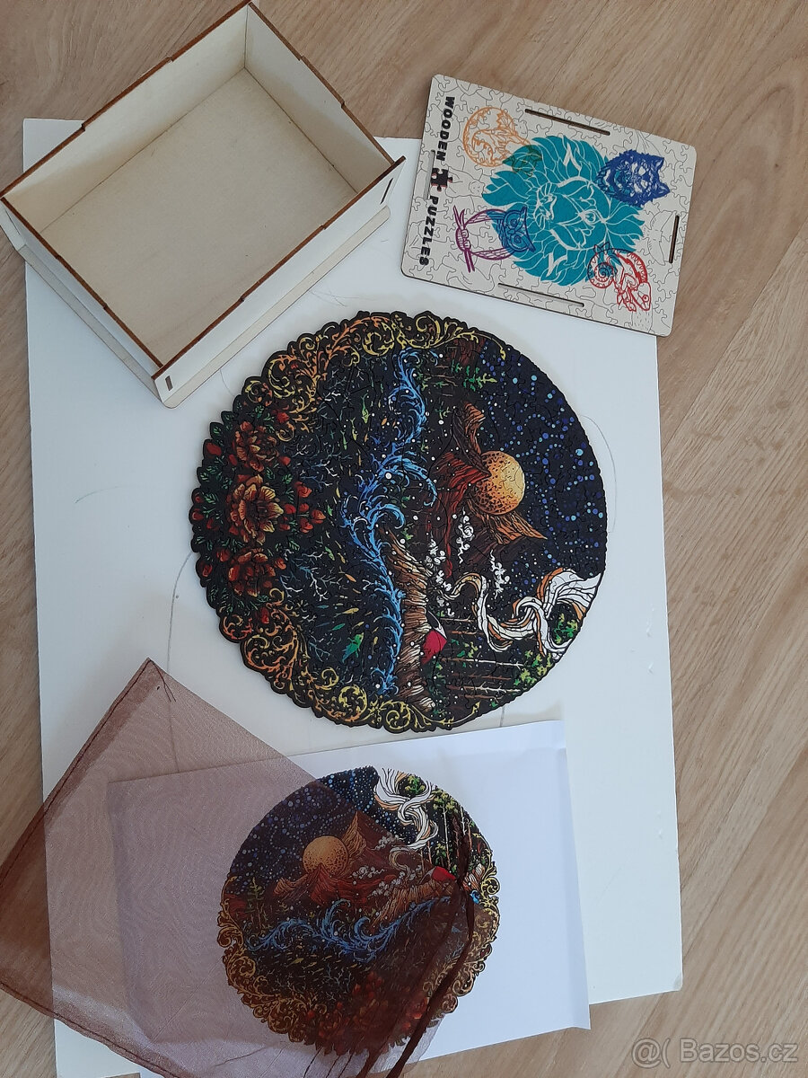 Puzzle - papírová i dřevěná - 2